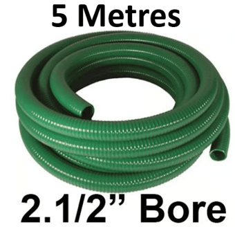 picture of Medium Duty Suction Hose 2.1/2" Bore - 5 Metres - [HP-MDS250-5]