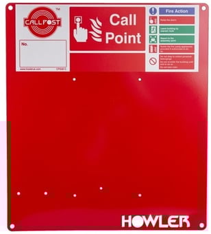 picture of Howler CallPost Mounting Board c/w Signage - [HWL-CPOST01]