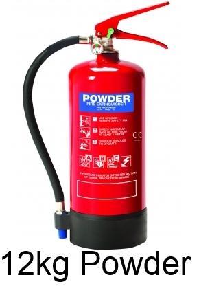 picture of Firechief 12kg ABC Fires Powder Extinguisher - BSI Kitemarked to BSEN3 - [HS-FXP12]