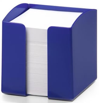 Picture of Durable - NOTE BOX TREND With 800 White Paper Notes - Blue - 100 x 105 x 100 mm - Pack of 6 - [DL-1701682040]