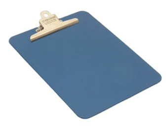 Picture of Detectable Plastic Clipboard A4 - Heavy Duty Stainless Steel Clip - [DT-300-O06-P01-A10]