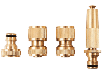 picture of Amtech 4 Piece Brass Hose Fitting Set - [DK-U2520]