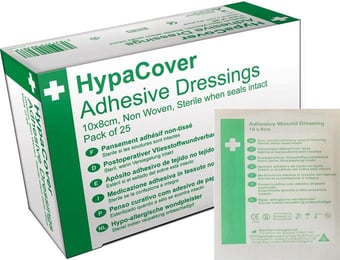 Picture of Non Woven Adhesive Wound Dressing - Pack of 25 Individually Wrapped - [SA-D7138]