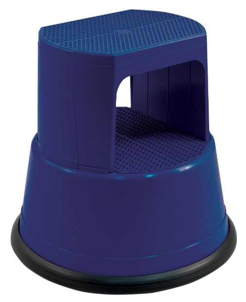 picture of Slingsby - Step Stool Plastic - Blue - 440 x 440 x 150 mm - 150kg - [VK-1170962]