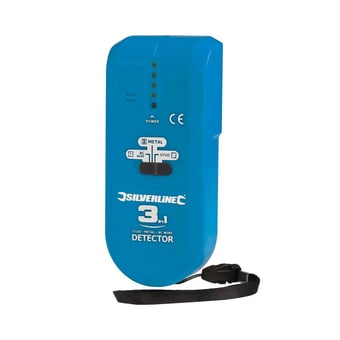 Picture of Silverline - Self Calibrating 3-in-1 Detector for Live AC Wire Metal Objects & Timber - [SI-477936] - (NICE)