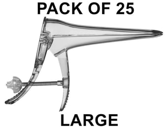 picture of Ultraspec Screening Vaginal Speculum - Large - Clinically Clean - 25 Pack - [VC-9135]