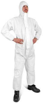 Picture of Beeswift White Disposable Coverall - [BE-COCN4013EW] - (DISC-R)