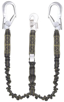picture of Kratos Revolta Forked Energy Absorbing Stretching Lanyard - 1.4mtr - [KR-FA3040620]