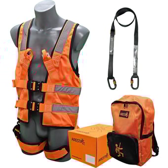 picture of ARESTA MEWP Kit HV Hi-Viz Double Point Safety Harness - [XE-AK-M0HVL] - (LP)