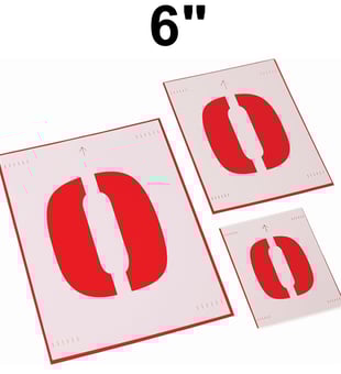picture of ProSolve Stencil Kit 6 Inch - 0-9 - [PV-SK60-9]