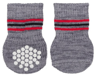 Picture of Trixie Dog Socks Non-slip Grey - CMW-TX19500