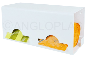 picture of Angloplas Clinical Waste Sack/Bag Dispenser - 2 Roll - [AGP-CWSD1-2-BIO]