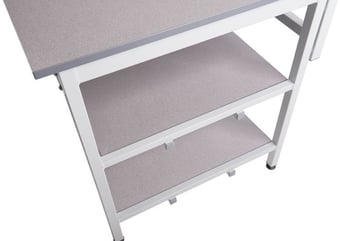Picture of QMP Full Depth Lower Shelf to Suit 1200mm Workbench - Laminate - [QM-BPLS1200PLXX]