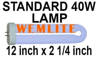 picture of Wemlite BL368 40 Watts Standard UV Lamp For Fly Killers - [BP-LT40WX-W] - (DISC-W)