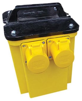 Picture of Elite 2 Kva Continuous Rated Power Tool Transformer 2x 16 Amp Outlets - [HC-PTHP33002]