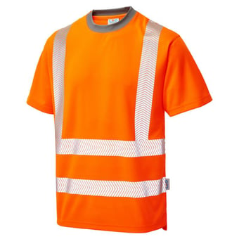 Picture of Larkstone Orange Hi Vis Coolviz Plus T-Shirt - LE-T03-O