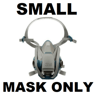 picture of 3M - Reusable Half Face Mask Respirator - Small - Single - [3M-6501QL]