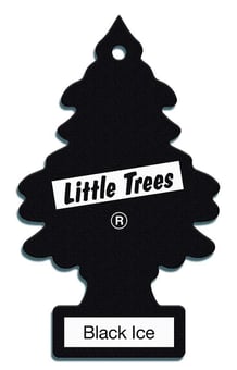 picture of Little Trees Air Freshener Little Trees - Black Ice Fragrance - Pack of 24 - [SAX-MTR0004]