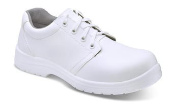 picture of Beeswift Micro-Fibre White Safety Tie Shoe S2 SRC - BE-CF822