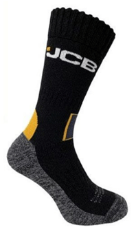 picture of JCB Protech Wool Socks Black - Size 9-12 - [PS-JCBX000114]
