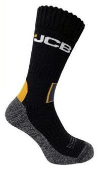 picture of JCB Protech Wool Socks Black - Size 9-12 - [PS-JCBX000114] - (DISC-R)