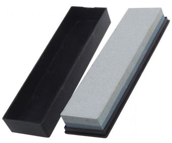 TekBox Double Sided Knife Sharpening Wet Oil Stone In Storage