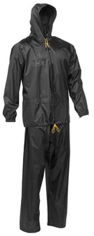 Picture of JCB - Black Waterproof Two-Piece Rainsuit - PS-D+AA