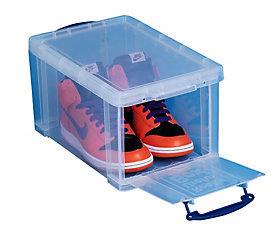 picture of Front Opening Plastic Clear Shoe and Boot Box - Single Box - UB-FOBX14
