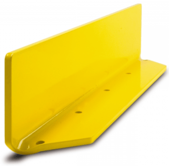 Picture of BLACK BULL Sliding Door Protection Guard - Indoor Use - 10mm Gauge 800 x 150 x 100mm - Yellow - [MV-197.17.683]