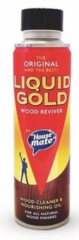 picture of House Mate - Liquid Gold  - 250ml - Cleans & Restores the Colour - [RUS-HM20101-R]