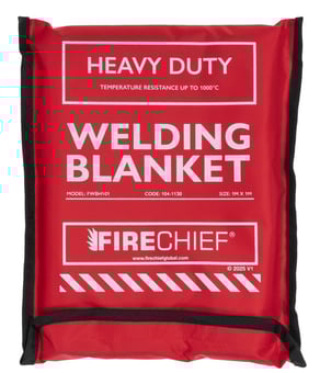 picture of Firechief Hot Works Welding Blanket Heavy Duty - 1 x 1m - FWBH101 - [HS-104-1130]