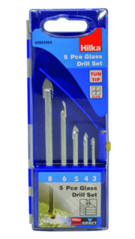 picture of Hilka 5pc Glass Drill Set Pro Craft - 49803004 - CTRN-CI-GD08P
