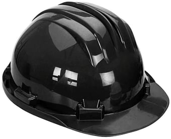 Picture of Climax 5-RS Non Vented Black Safety Hard Hat - Box Deal 105 Helmets - [IH-CLMOD5RSBLACK]
