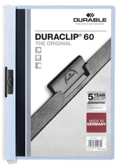 Picture of Durable - DURACLIP 60 Clip Folder - A4 - Blue - Pack of 25 - [DL-220906]