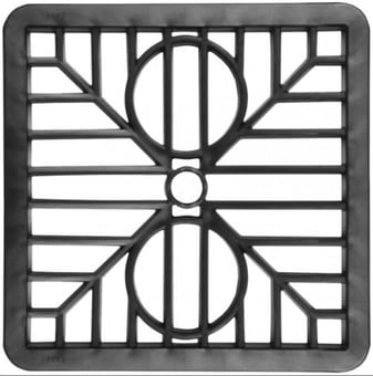 picture of Gulley Grid Drain Cover - Square - 150mm x 150mm - CTRN-CI-PA203P