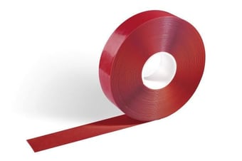 picture of Durable - DURALINE® STRONG 50/12 Floor Marking Tape - Red - 50mm x 1.2mm x 30m - [DL-172503]