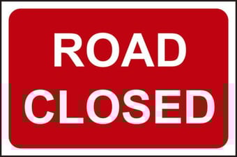 Picture of Spectrum Road Closed - FMX 600 x 400mm - [SCXO-CI-13934]