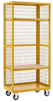 Picture of QMP Hazardous Boxwell Trolley Without Doors - Plywood - 1655H x 1200W x 600D mm - [QM-XW161260HZPY] - (LP)