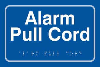picture of Spectrum Alarm Pull Cord – Taktyle 225 x 150mm - SCXO-CI-TK3750WHBL