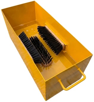 Picture of Metal Boot Wash Station With Boot Scraper Brushes - [BRW-21.206] - (LP)