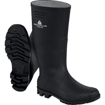 Picture of Delta Plus OB - SRA - Stone PVC Working Boots - Black - LH-STONEOBNO