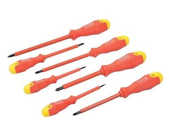 picture of Value Insulated Screwdriver Set - 7 Pieces - [SI-993043]