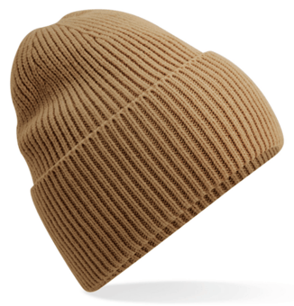 picture of Beechfield Oversized Cuffed Beanie - Biscuit Brown - [BT-B384R-BIS]