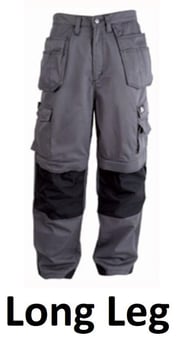 picture of Himalayan ICONIC Trousers - Grey - Long Leg 33 Inch - BR-H811GR-L