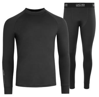 picture of JCB Workwear Unisex Base Layer Set - Black - BE-JCB019BL