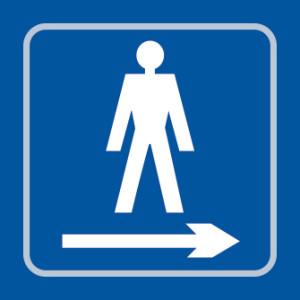 picture of Gentlemen graphic arrow right – Taktyle (150 x 150mm) - SCXO-CI-TK2001WHBL