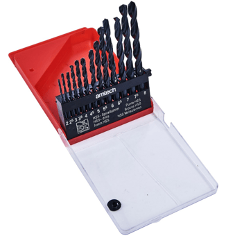 picture of Amtech 13 Piece High Speed Steel Drill Set - Large - [DK-F1100]