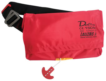picture of Lalizas Delta 150N ISO Inflatable Lifejacket in Belt Bag - Manual - Adult - [LZ-71109] - (LP)