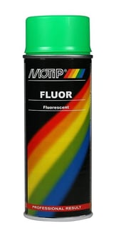 picture of Motip Fluorescent Green Acrylic Paint - 400ml - [SAX-M04023]