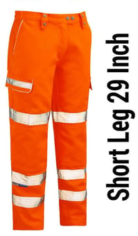 picture of Pulsar Rail Spec Combat Orange Trouser - Short Leg 29" - PR-PR336-SL